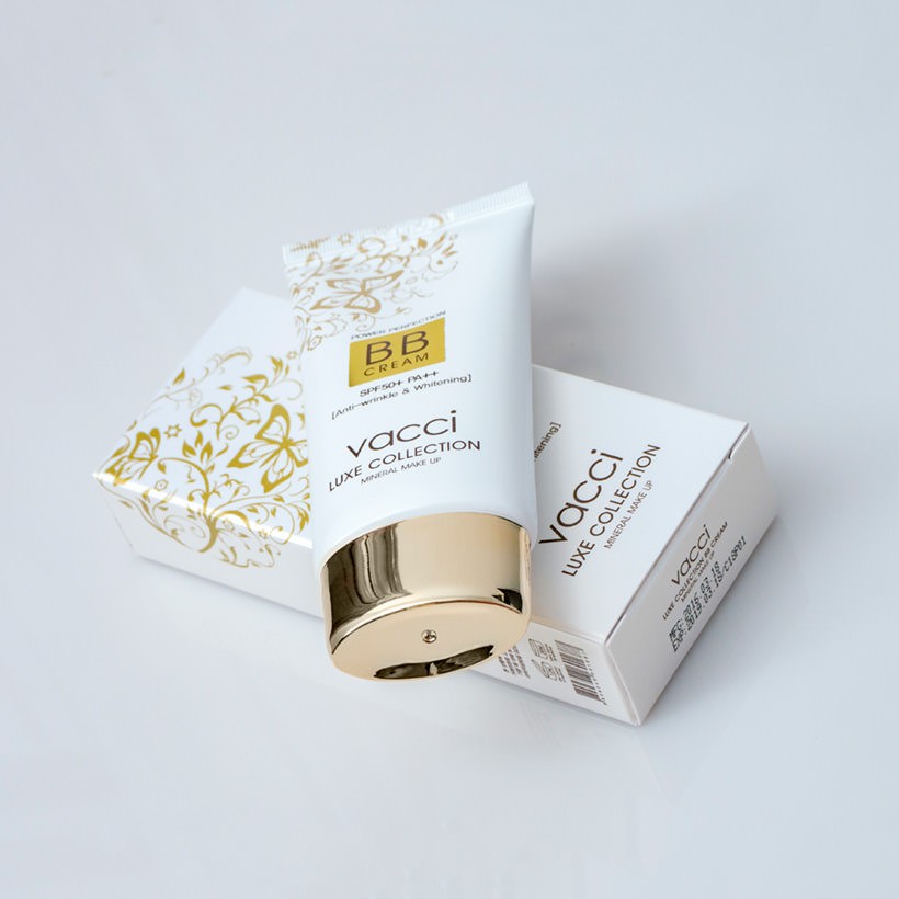 BB VACCI-KEM PHẤN TRANG ĐIỂM CAO CẤP BB CREAM DẠNG TUÝP - SPF50+ PA++