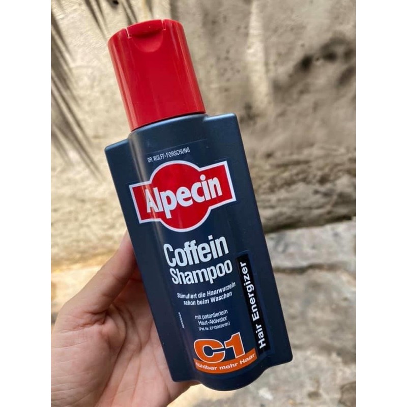 Dầu gội chống rụng tóc & chữa hói đầu Alpecikin Caffeine. Made in Germany