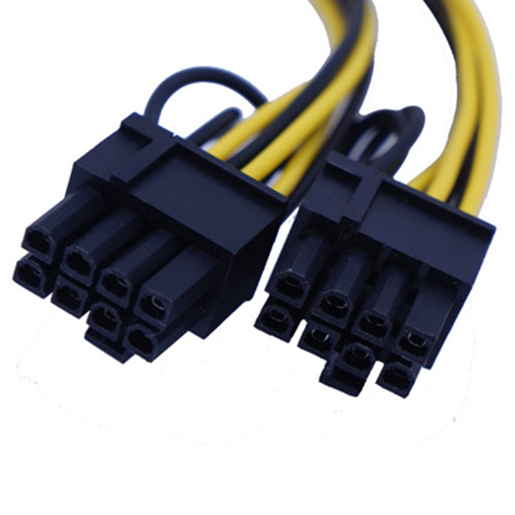 Dây Cáp Nối Card Đồ Họa CPU Molex 6P Sang 6 + 2P 6Pin + 2Pin 20cm 8PIN