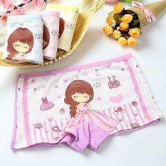 Set 4 quần chip đùi cotton mẫu hello kitty cho bé..