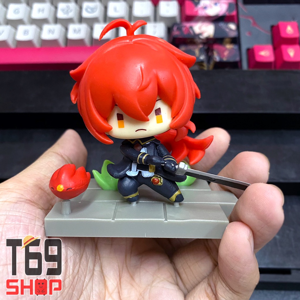 Set mô hình game Genshin Impact chibi cute (Bộ 7 cái)