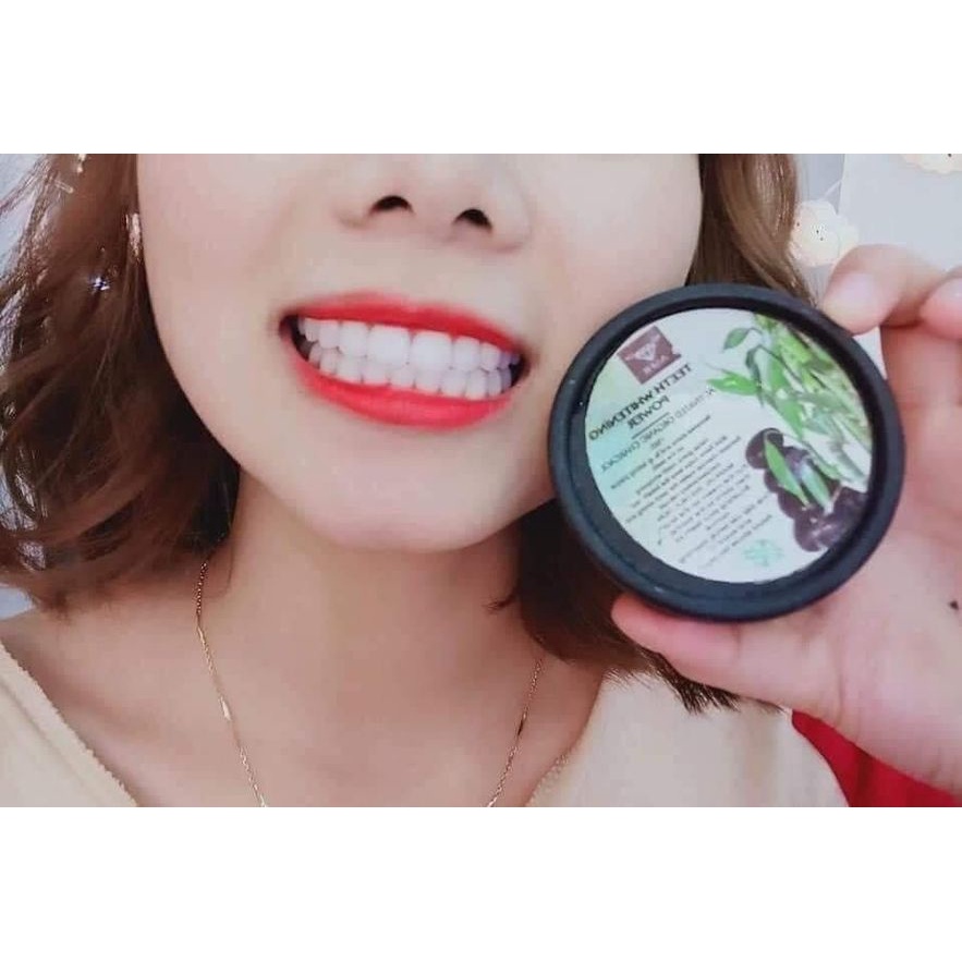[Chính Hãng] Bột trắng răng than tre Múi Xù GORGEOUS - Tinh chất than tre kết hợp với Baking Soda