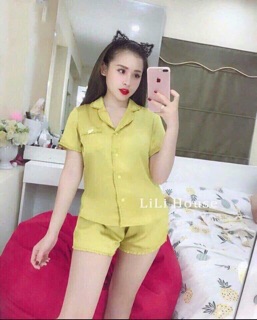 Bộ ngủ lụa đùi