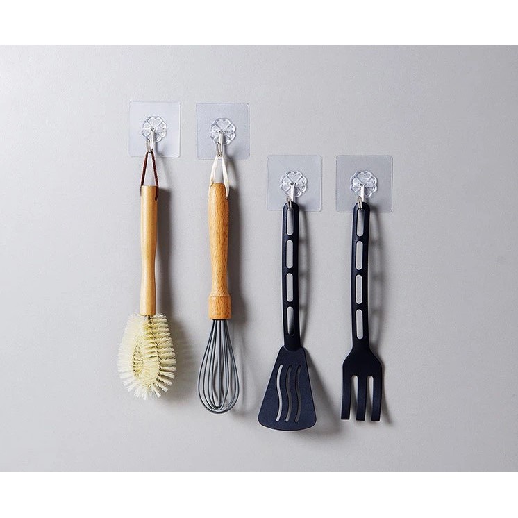 Móc Dán Tường Decor - Móc dán tường trong suốt chịu lực cao MTT01