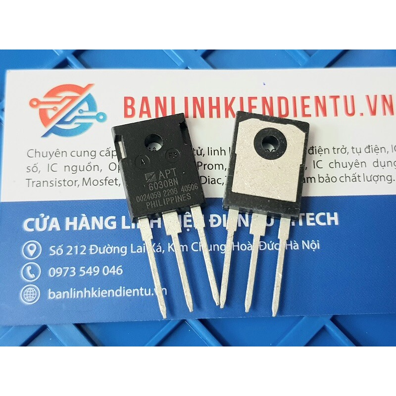 6030BN, APT6030BN Mosfet Kênh-N 23A/600V TO-3P