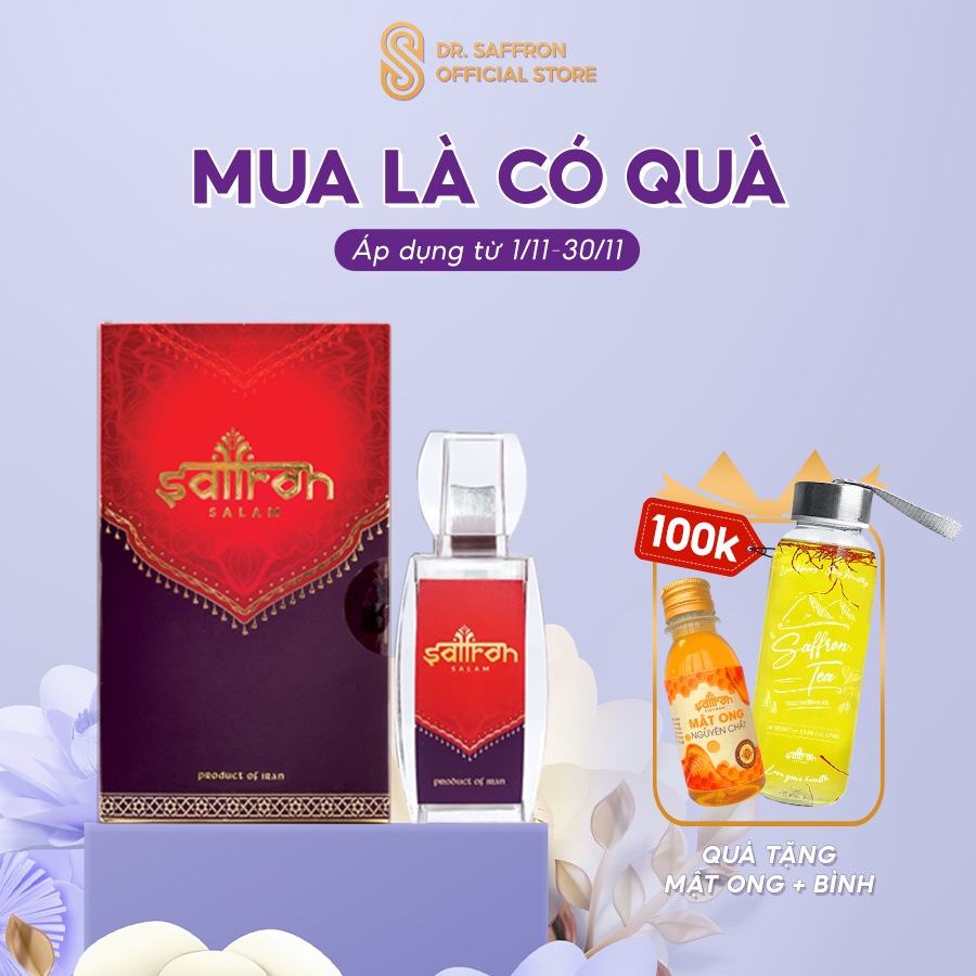 [Mã FMCGMALL -8% đơn 250K] Nhụy Hoa Nghệ Tây SAFFRON SALAM 1Gr