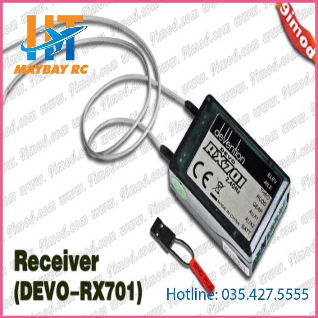 Bộ nhận tín hiệu RX701 cho điều khiển devo7 devo10 ...
