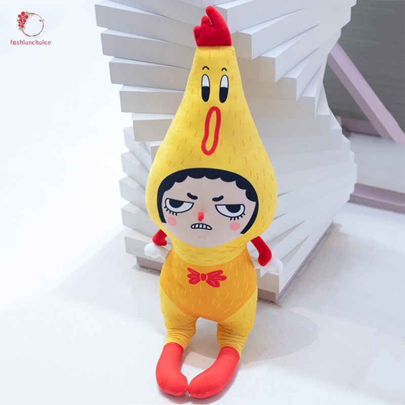 Búp bê hình gà la hét nhồi bông có âm thanh vui nhộn