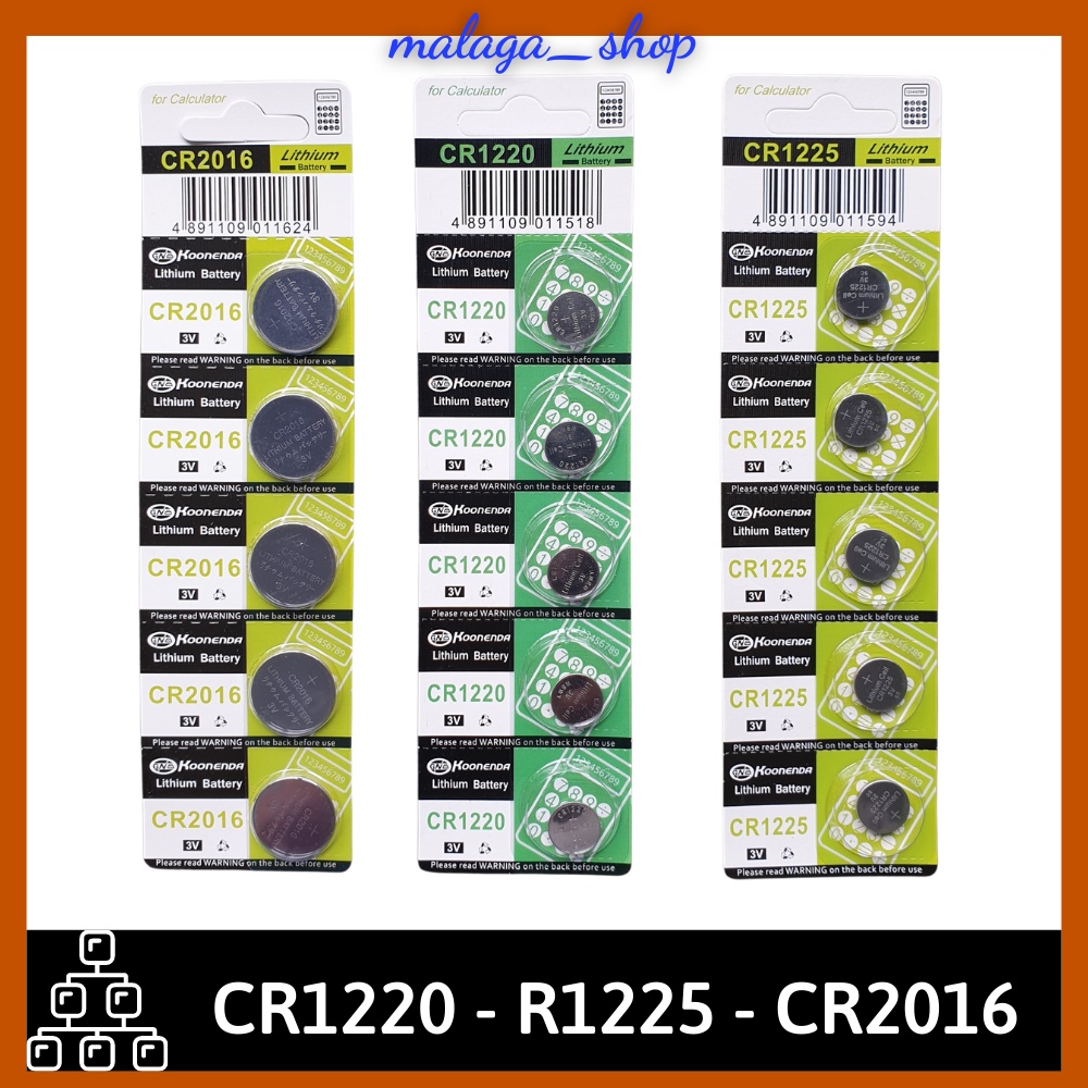 Pin CR1632 CR1225 CR2016 CR2025 CR1620 CR1220 CR2032 dùng cho van ngoài cảm biến áp suất lốp ô tô