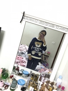 Đồ ngủ lông ( xả 195 + 5k phí shopee )