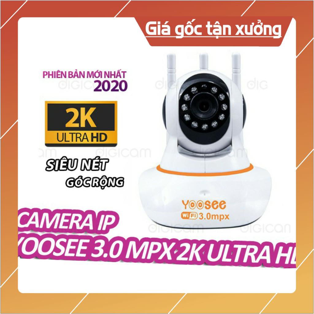 [FreeShip - Bán sỉ] Camera IP YooSee 3.0mpx - Ultra HD 2K Siêu nét Bảo hành 12 tháng