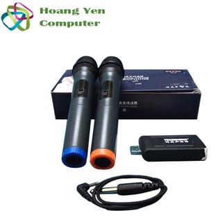 Bộ 2 micro bluetooth không dây temeisheng w-28 - bh 3 tháng - hoàng yến computer