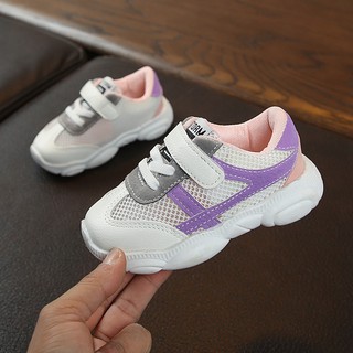 Giày sneaker phối lưới nhiều màu cho bé