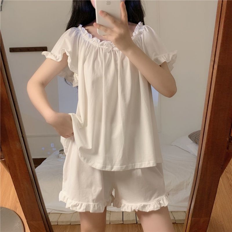 ❤️❤️Bộ đồ ngủ vải mỏng kiểu Nhật Bản thiết kế đơn giản dễ thương | BigBuy360 - bigbuy360.vn