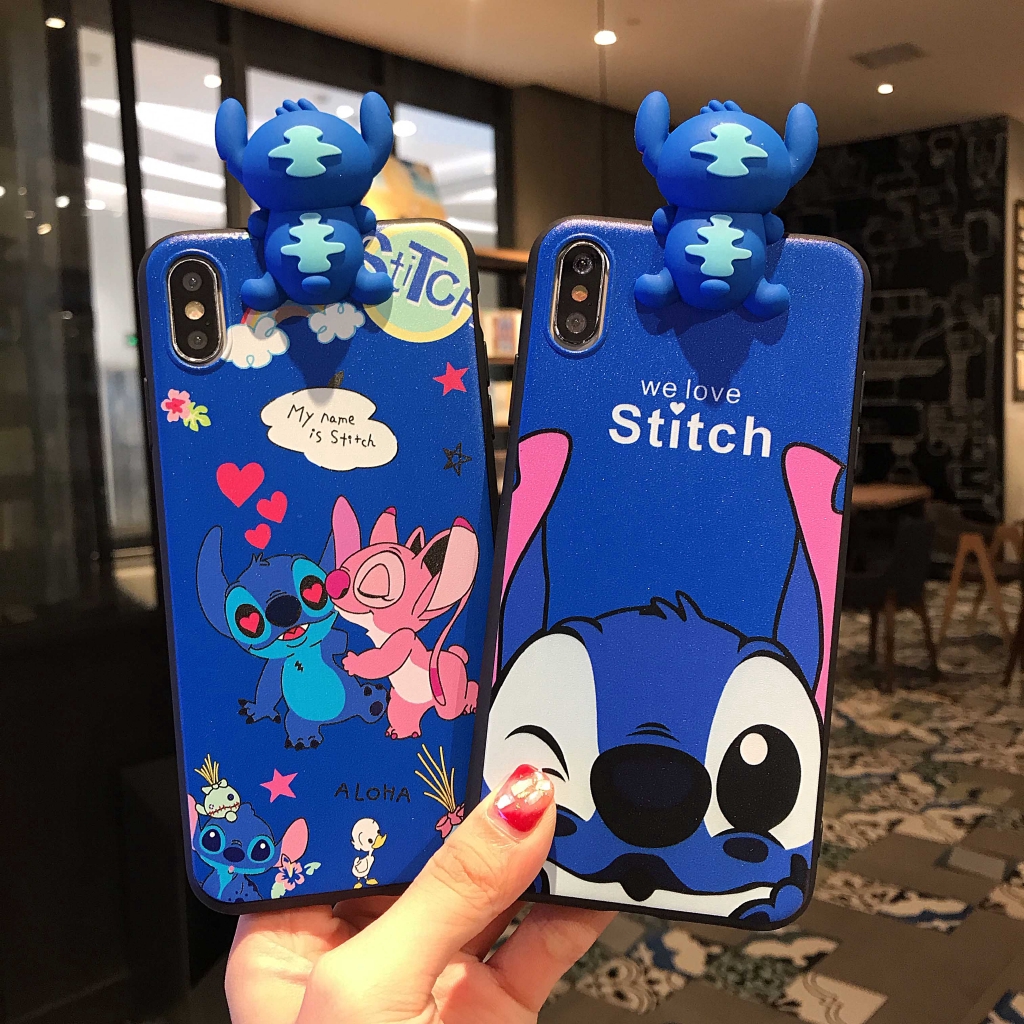 Ốp điện thoại họa tiết hoạt hình Stitch dành cho OPPO A3S A7 A9 A37 A5S A57 A71 F1S F7 F5 F3 F9 F11 PRO R17 R15 R9S R11