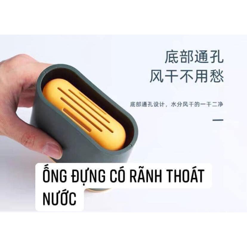 Chổi Cọ Nhà Vệ Sinh, Cây Cọ Toilet Bồn Cầu Bằng SiliCon Có Giá Đựng Dán Tường shopthuylinh194