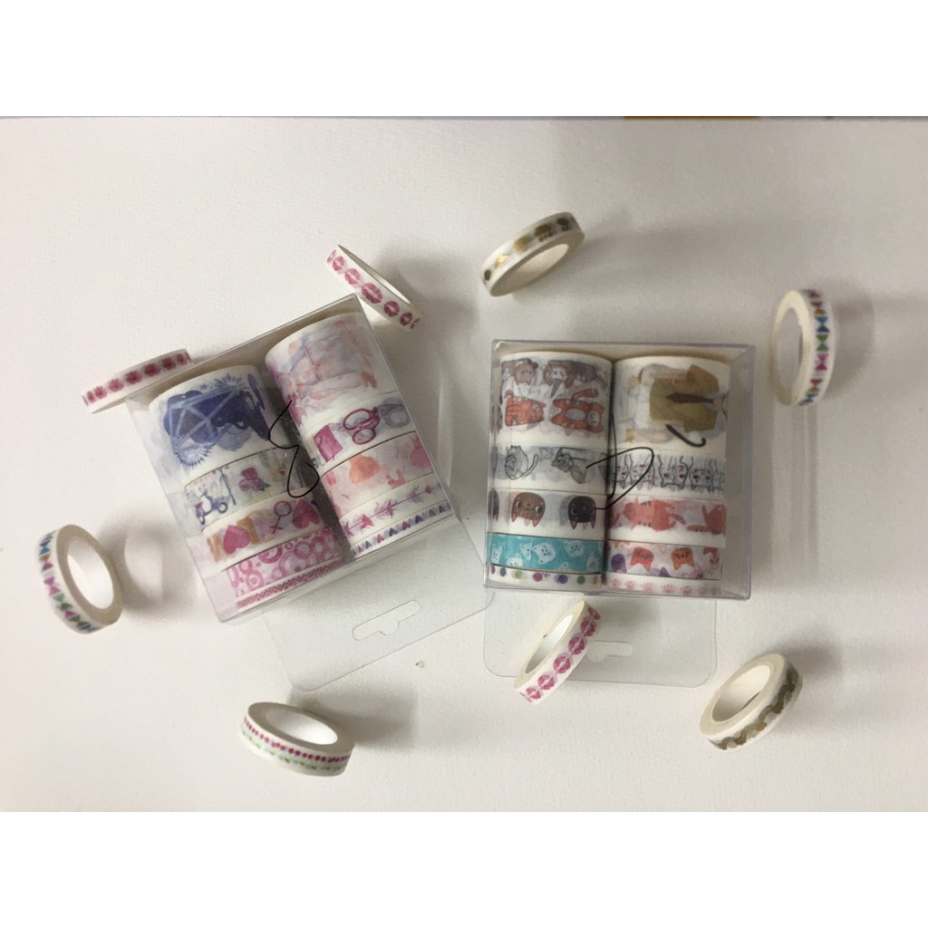 BĂNG DÍNH WASHI TAPE [ SIÊU RẺ ] DỄ THƯƠNG