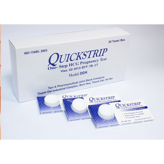 Que thử thai Quickstrip (1 que) - Amipharma