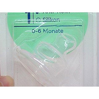 BỘ 2 NÚM TY CỔ HẸP SILICON BABYLOVE SIZE M