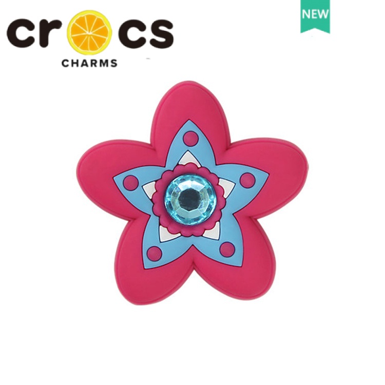 Phụ Kiện Khóa Cài Giày crocs Hình Hoa Dễ Thương DIY