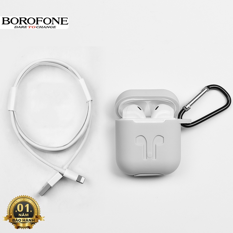 Tai nghe TWS Borofone BE30 Plus có Pop Up, hỗ trợ đổi tên, định vị, cảm ứng đa điểm, bluetooth v5.0