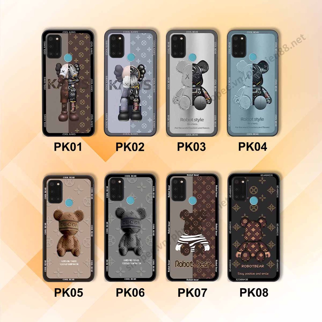 Ốp Realme C17 / 7i bear, k@ws thương hiệu phong cách ốp lưng thời trang cao cấp