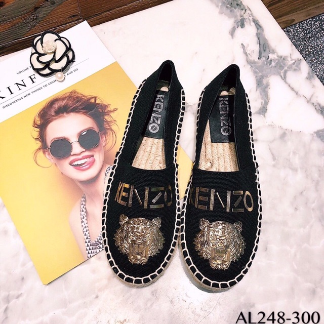 Slip On Kenzo Nhung Đế Cói