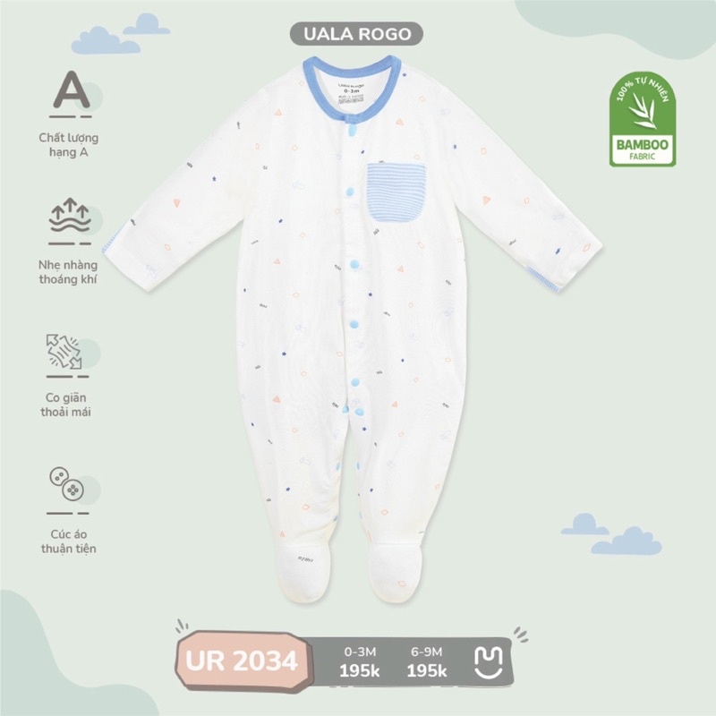 Bô body dài liền tất vải sợi tre Ualarogo Ur2034