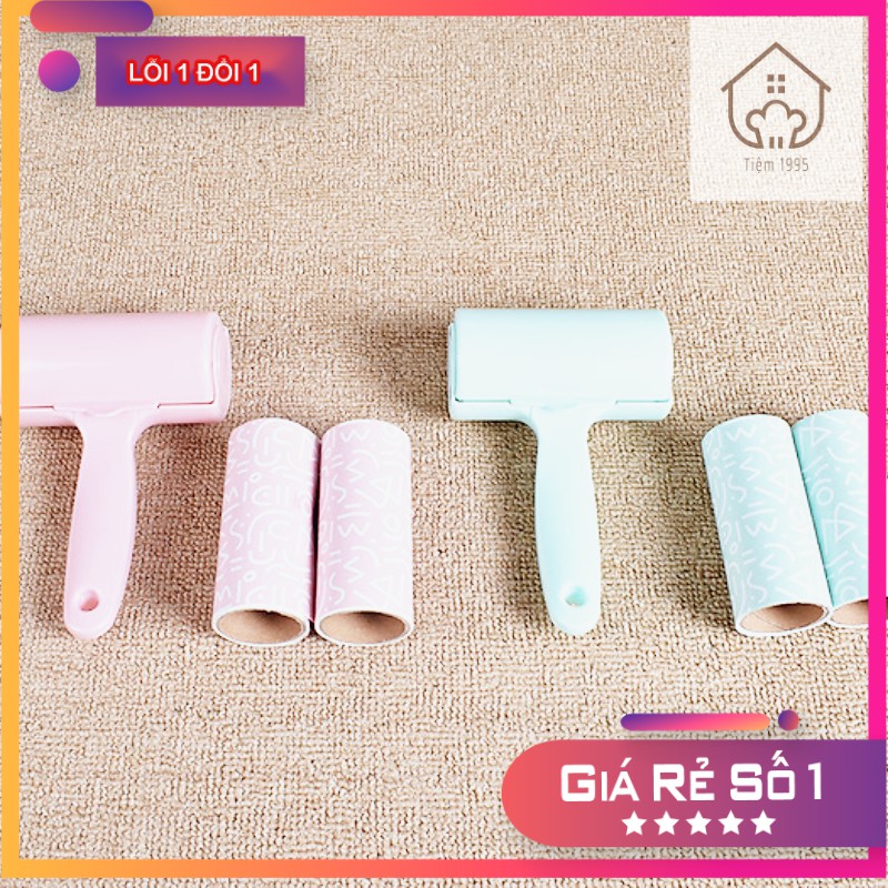 SET 3 MÓN CÂY LĂN BỤI+ 2 lõi  Làm Sạch Quần Áo, Chăn Ga, Đệm Sofa, Lông Chó Mèo