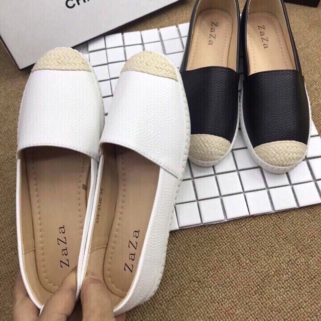 Slip on mũi cói