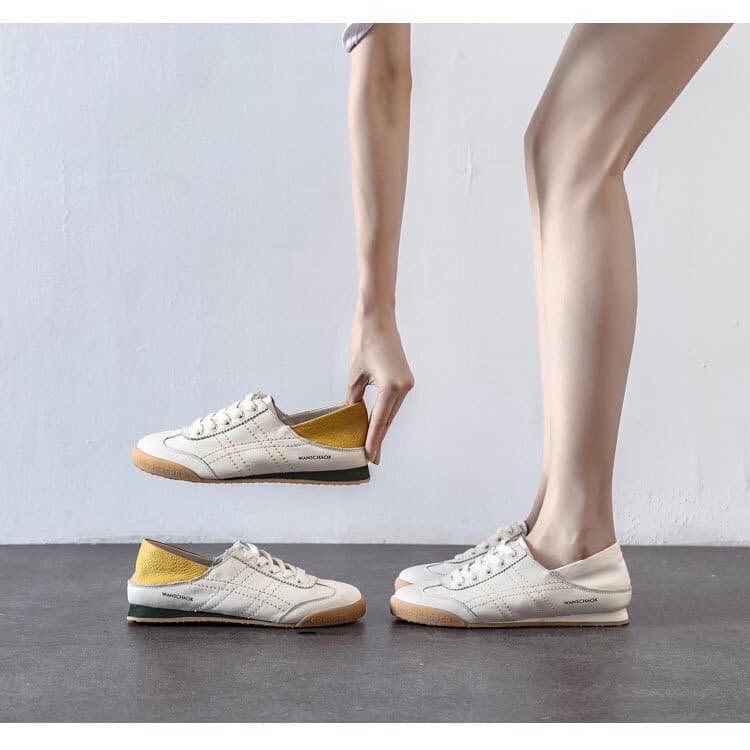 Giầy Sneaker nữ da thật Quảng Châu (size 35)