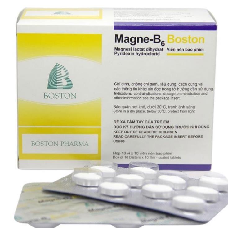 Magne B6 Boston hỗ trợ giảm các triệu chứng căng thẳng, đau đầu, rối loạn giấc ngủ