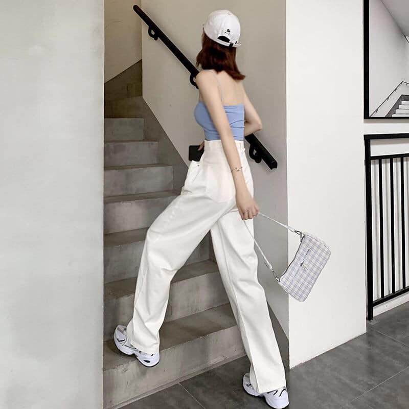 (order) quần suông trắng có thể chỉnh eo | BigBuy360 - bigbuy360.vn