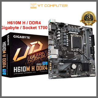 Bo mạch chủ gigabyte / h610m h / ddr4 / socket 1700 / bảo hành 36 tháng