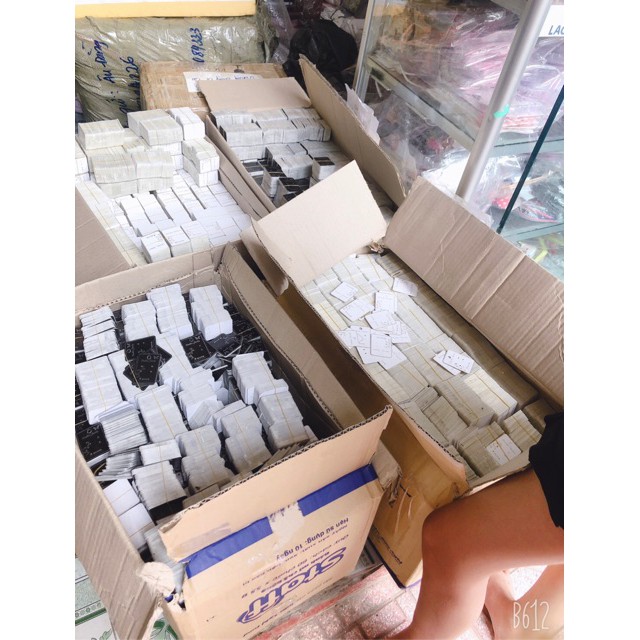 Combo 3 chiếc tag nhựa to 5x7cm treo khuyên tai [CAO CẤP]