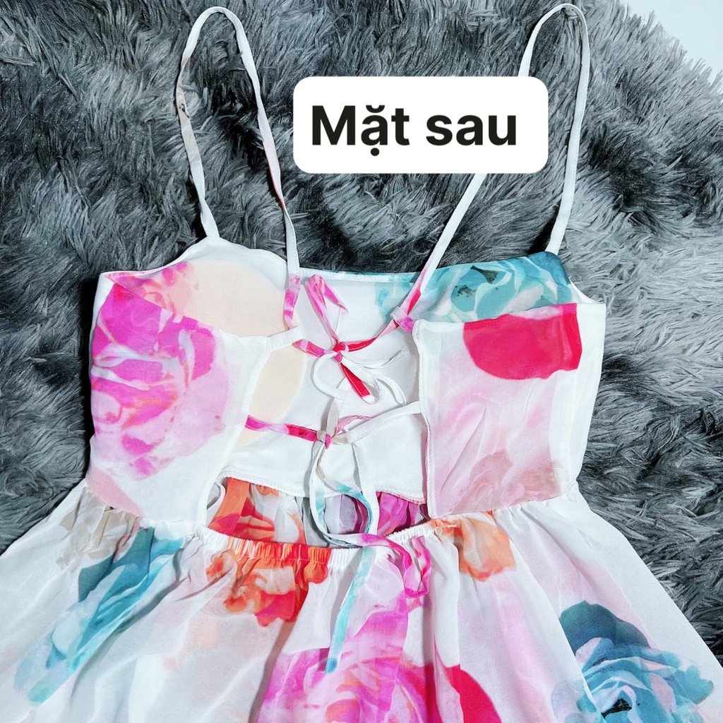 Đồ ngủ nữ BIGSIZE ❣️FREE SHIP❣️ Đồ ngủ CHIFFON CÓ MÚT &lt;70kg