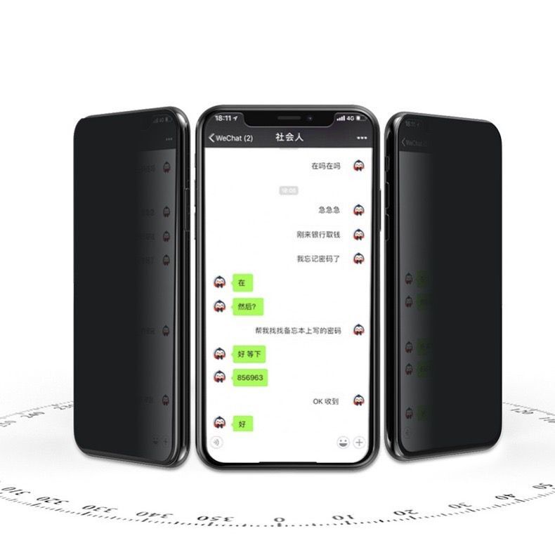 Kính Cường Lực Bảo Vệ Màn Hình Chống Nhìn Trộm Cho iPhone 8P 7 X XS XsMax 11ProMax 12ProMax