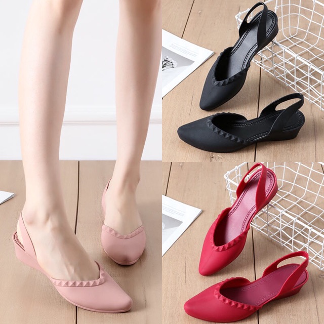 GIÀY NHỰA HÀN QUỐC MẨU QUAI SAU