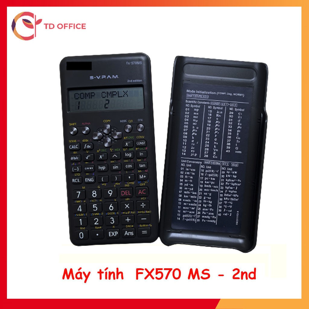 Máy Tính Cầm Tay FX570 MS - 2nd Edition Máy Tính Giá Rẻ Dành Cho Học Sinh Cấp 2 FX 570 MS