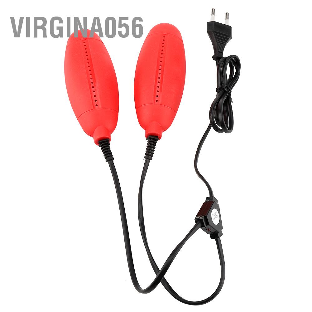 Virgina056 Woman Lady Electric Shoe Boot Dryer Warmer Deodorant Device Foot Protector 220V EU Plug