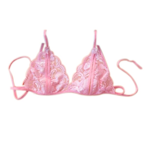 Combo áo lót và quần lót ren thêu hoa - Màu hồng | BigBuy360 - bigbuy360.vn