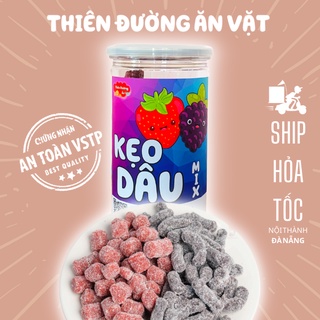 Kẹo dâu tây dâu tằm mềm dẻo mix đường vị chua 500g