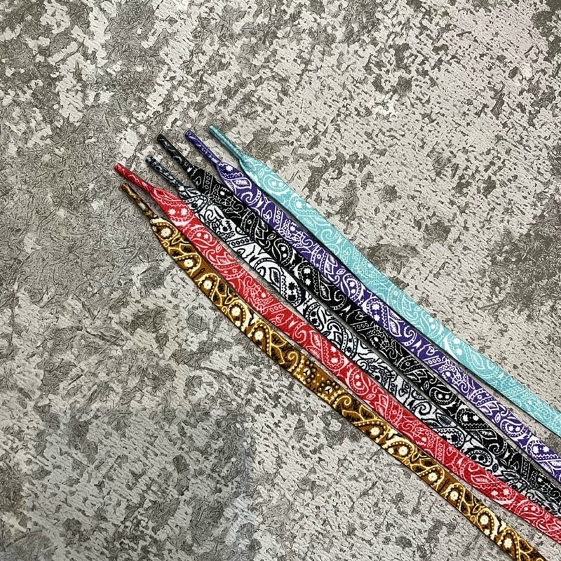 Dây giày custom hoạ tiết bandana chiều dài 120cm , 160cm