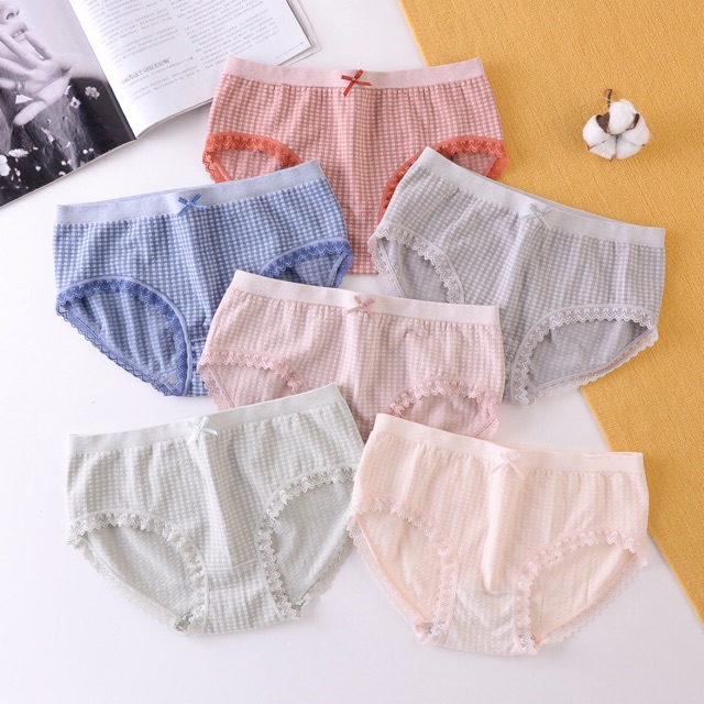 Hộp 5c quần lót cotton 4 chiều Muji siêu xịn mẫu mới