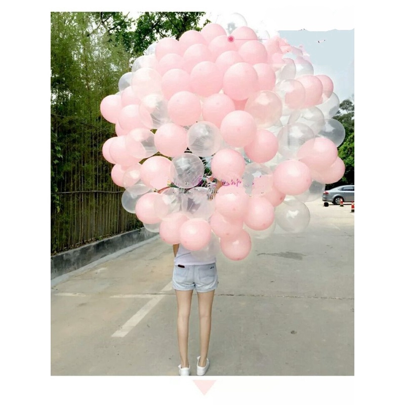 30pcs Macaron color  Thicken Transparent Pear Latex Balloon Birthday Party Decor