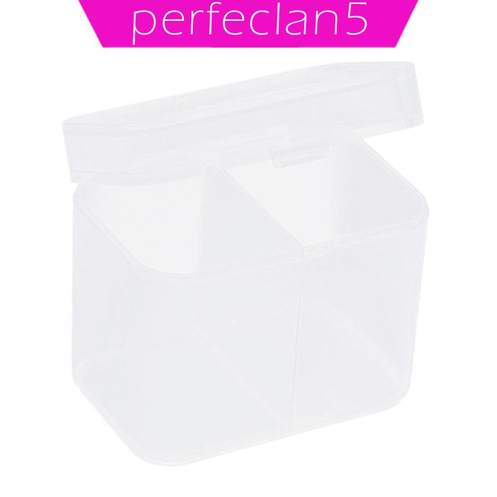 [Hàng mới về] Hộp đựng bông tẩy trang và khăn lau móng tay gồm 2 ngăn tiện dụng perfeclan5 | BigBuy360 - bigbuy360.vn