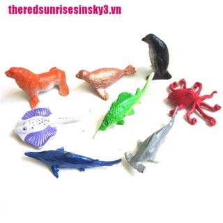 Set 8 Mô Hình Động Vật Biển Xinh Xắn