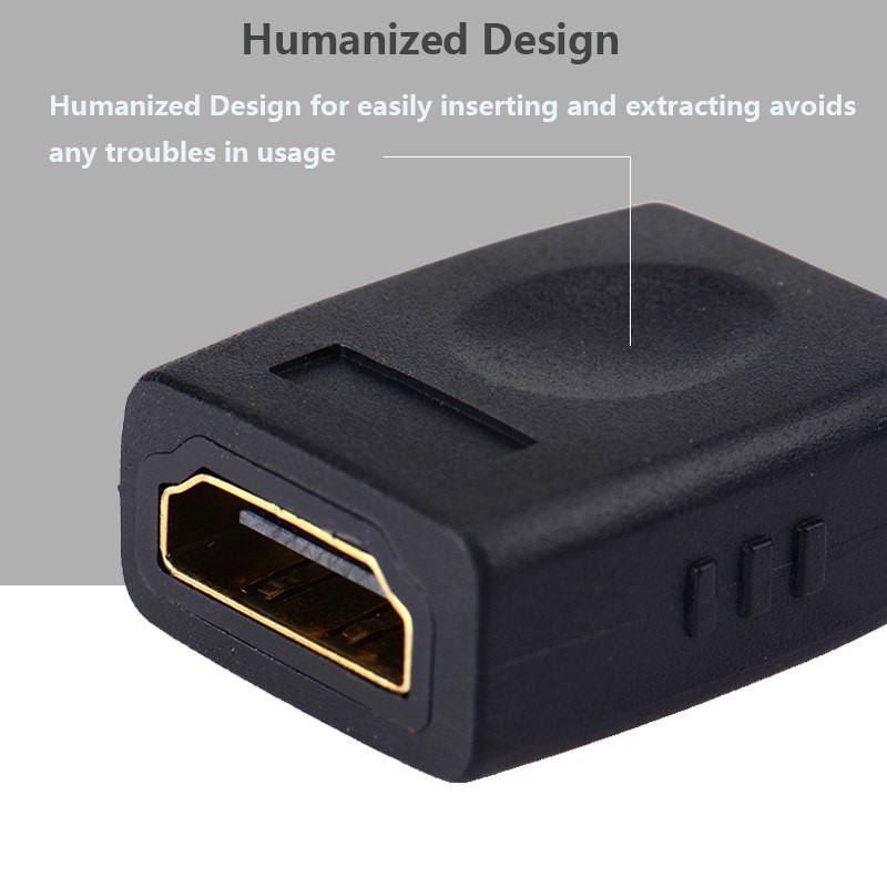 Đầu nối HDMI 2 đầu âm Vention H380HDFF - Hàng Chính Hãng
