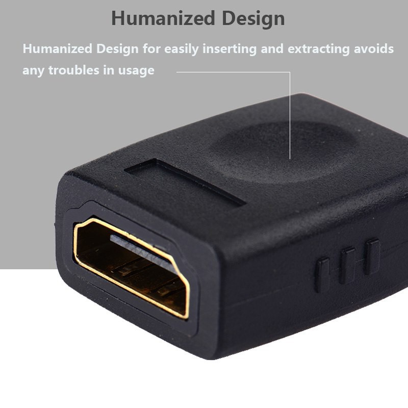 Đầu nối HDMI 2 đầu âm Vention H380HDFF nối dài cale HDMI