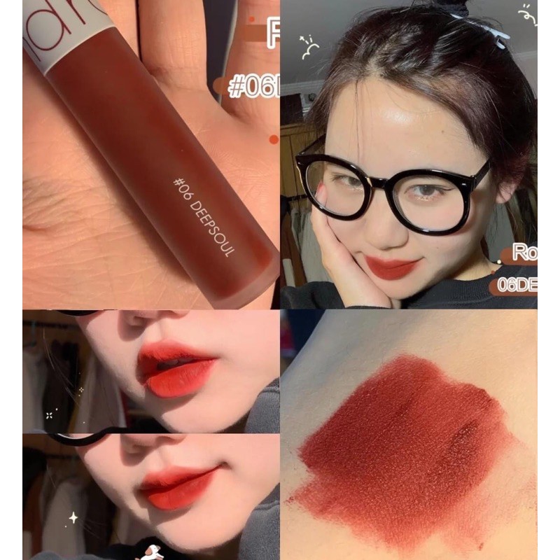 Son Romand Zero Velvet Tint màu 06 Deep Soul